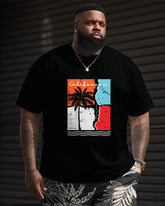 Hawaiian Color Blocks Personalized Print Large Men's Set